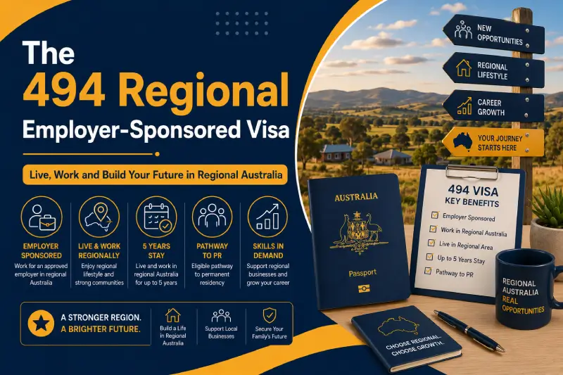 The 494 Regional Employer-Sponsored Visa — guide by a registered migration agent