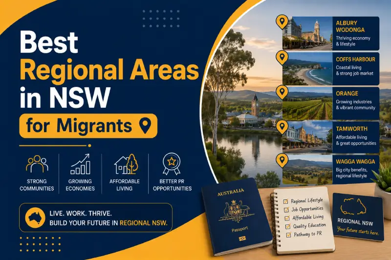 Best Regional Areas in NSW for Migrants — guide by a registered migration agent